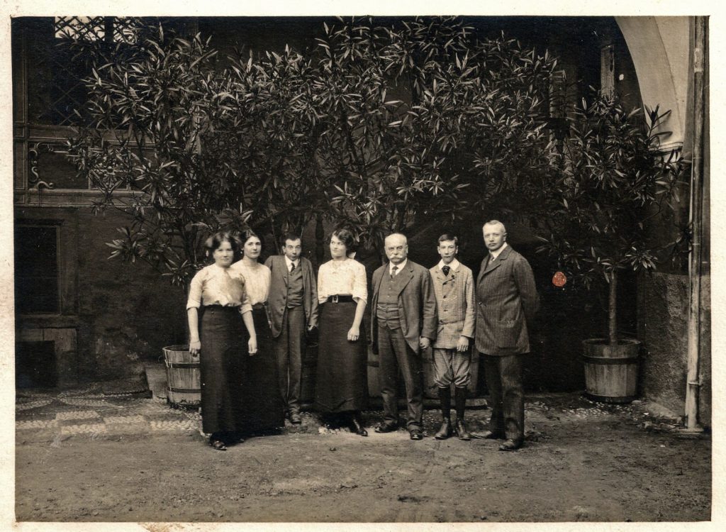 Familie Fromm mit Ernst Boscarolli