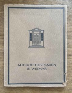 Umschlag "Auf Goethes Pfaden in Weimar"